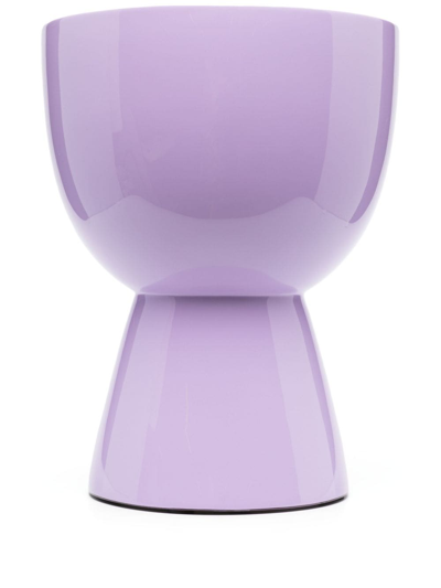 Shop Polspotten Tip Tap Lacquered Stool In Purple