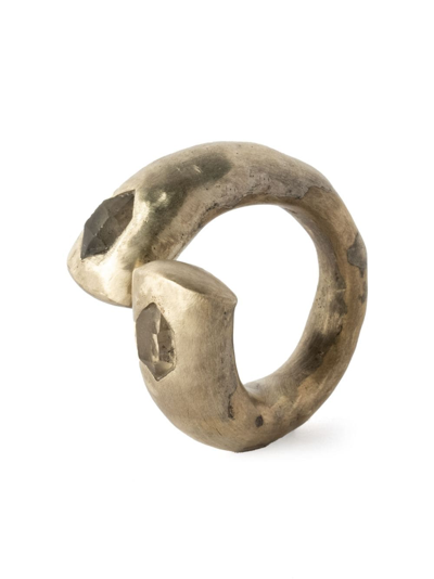 Shop Parts Of Four Twisted Druid Ring In Gold