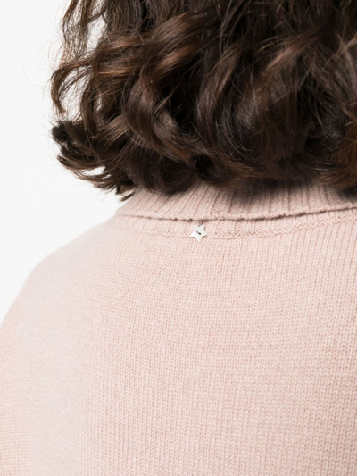Lorena Antoniazzi Roll-neck Knitted Jumper In Pink