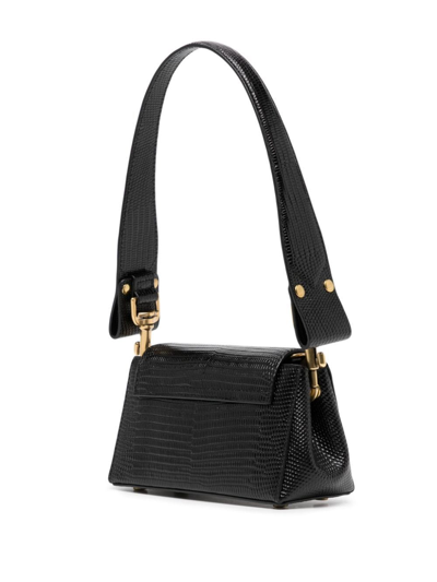 Vivienne Westwood Small Hazel Croco Shoulder Bag In Black | ModeSens