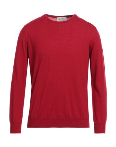 Shop Della Ciana Man Sweater Red Size 42 Merino Wool