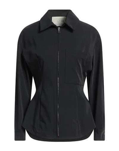 Shop Tela Woman Jacket Black Size 4 Polyamide, Cotton, Elastane