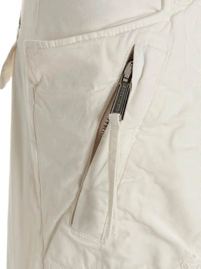 Shop Dsquared2 Cargo Pants White
