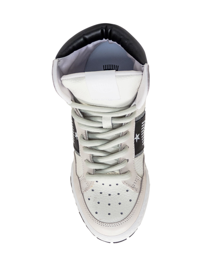 Shop Chiara Ferragni Cf-1 Sneaker In White-black