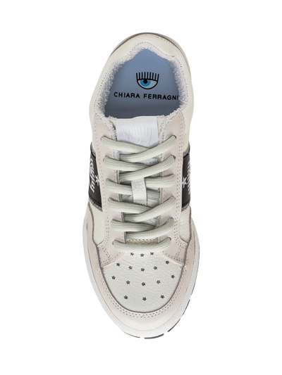 Shop Chiara Ferragni Cf-1 Sneaker In White-black