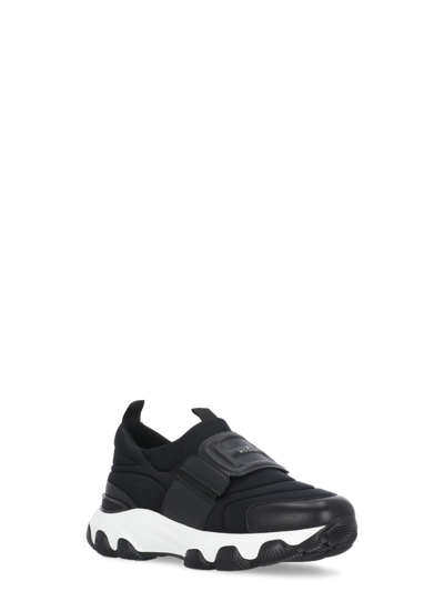 Shop Hogan Slip-on Hyperactive Sneakers In Black