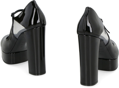 Shop Casadei Betty Patent Leather Pumps In Black