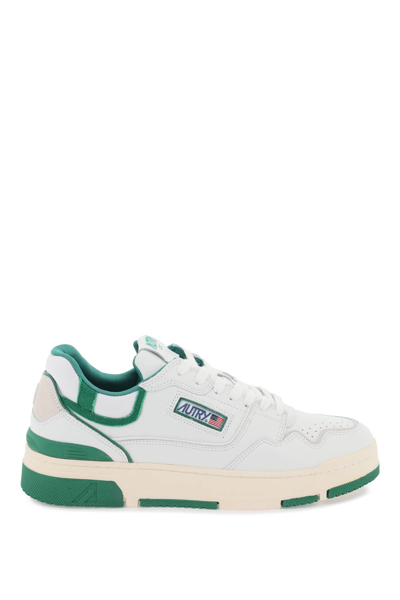 Shop Autry Low Clc Sneakers In White Amaz (white)