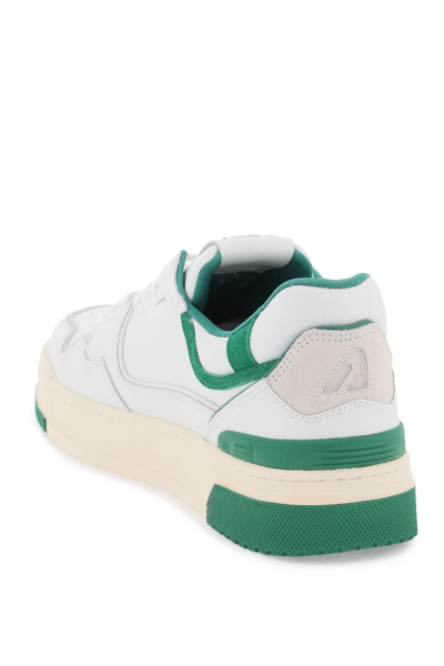 Shop Autry Low Clc Sneakers In White Amaz (white)