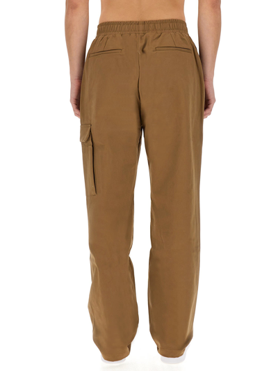 Shop Family First Milano Cargo Pants In Beige