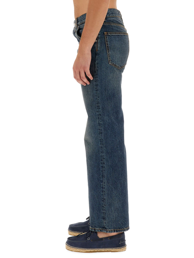 Shop Etro Easy Fit Jeans In Blu