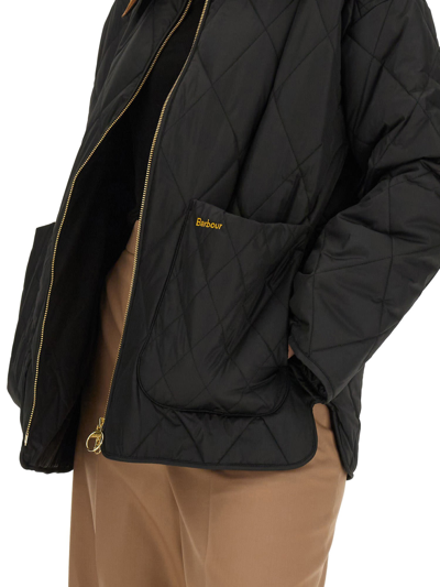 Shop Barbour Woodhall Jacket In Nero