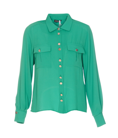 Shop Liu •jo Shirt In Green