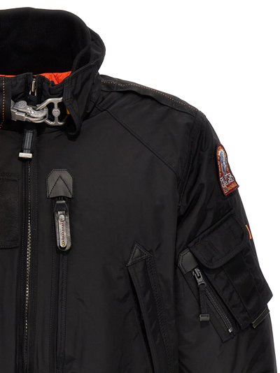Shop Parajumpers Fire Down Jacket In Black