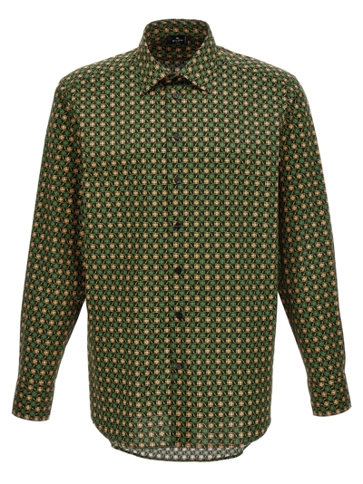 Shop Etro Patterned Shirt In Multicolor