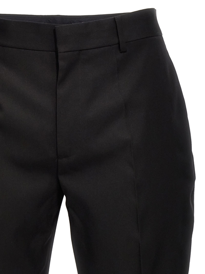 Shop Off-white Ow Embroidery Pants In Black