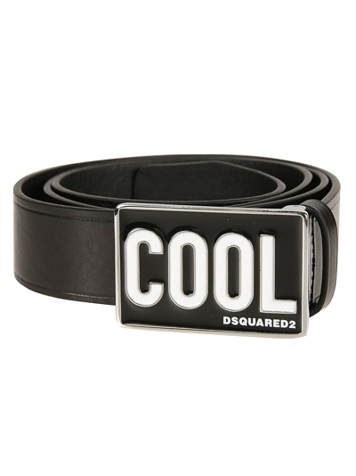 Shop Dsquared2 Cool Logo Buckled Belt In M436
