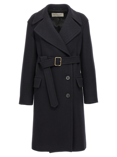 Shop Dries Van Noten Rondas Coat In Black