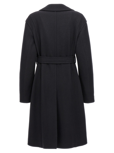 Shop Dries Van Noten Rondas Coat In Black