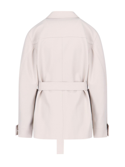 Shop Calvin Klein Multi-pocket Jacket In Grey
