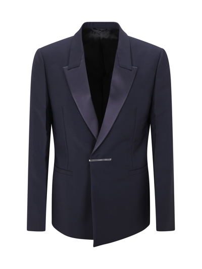 Givenchy Evening Blazer Jacket In Night Blue