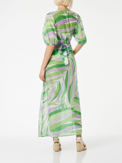 Mc2 Saint Barth Bliss Botanical-print Dress In Green