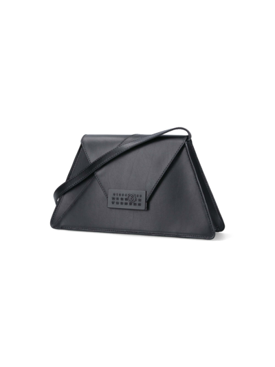 Shop Mm6 Maison Margiela Shoulder Bag In Black
