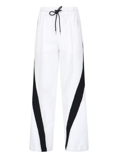 Shop Sacai Pants In White