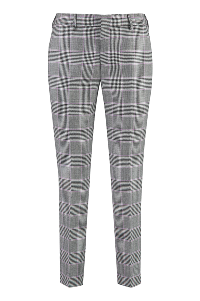 Shop Pt01 New York Virgin Wool Tailored Trousers In Multicolor