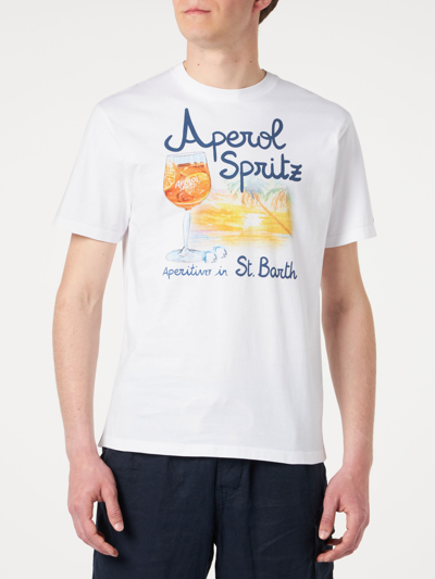 Mc2 Saint Barth Pure Cotton T-shirt Elegance In White