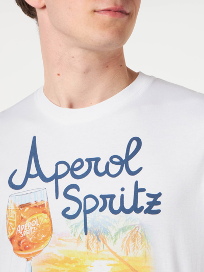 Mc2 Saint Barth Pure Cotton T-shirt Elegance In White