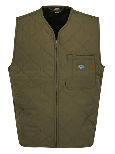 Shop Dickies Thorsby Liner Vest In Mgr1