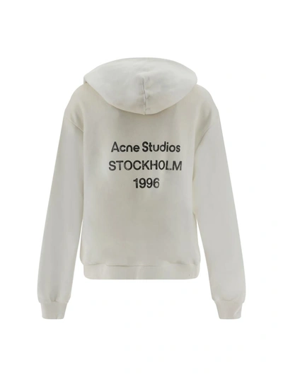 Shop Acne Studios Sweatshirts In Dusty White