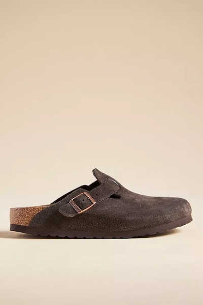 Birkenstock Boston Soft Footbed Clogs In Brown
