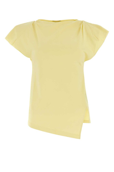 Shop Isabel Marant Asymmetric Short In Yellow