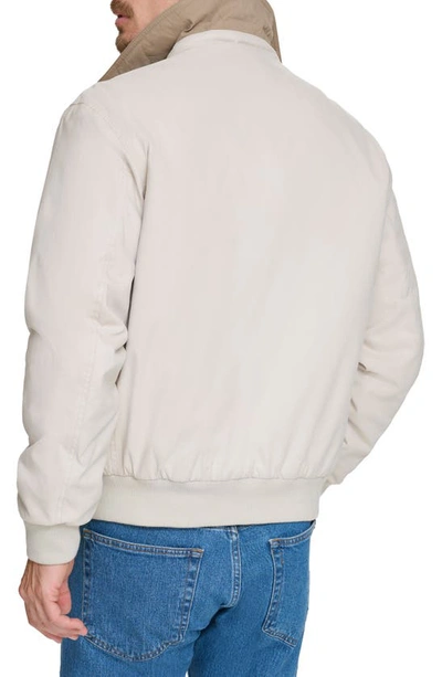 Dockers Microtwill Bomber Jacket In Khaki