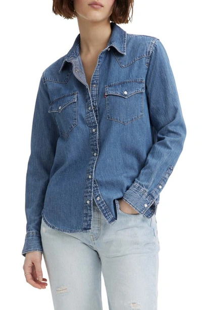 Levi's® The Ultimate Western Denim Shirt In Mighty Fine