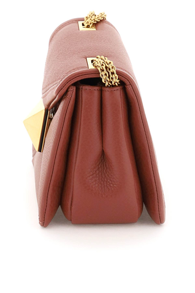 Shop Valentino Garavani Grained Leather One Stud Bag With Chain Women In Multicolor