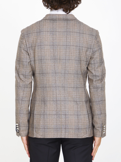 Shop Tonello Beige Wool Jacket