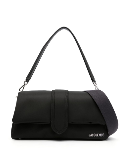 Shop Jacquemus Black Le Bambimou Shoulder Bag