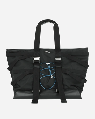 Shop Off-white Courrier Oversize Tote Bag In Black