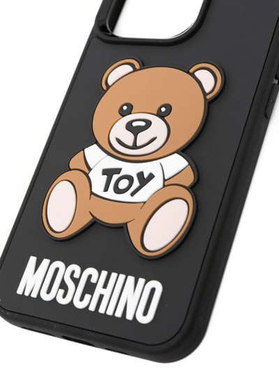 Shop Moschino Teddy Bear-motif Iphone 13 Pro Case In Black