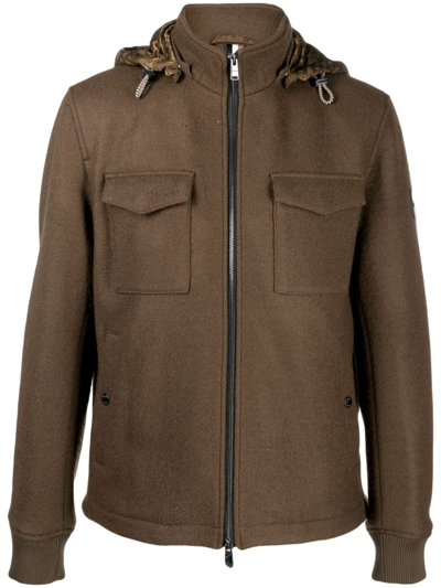 Hugo boss jacket brown top
