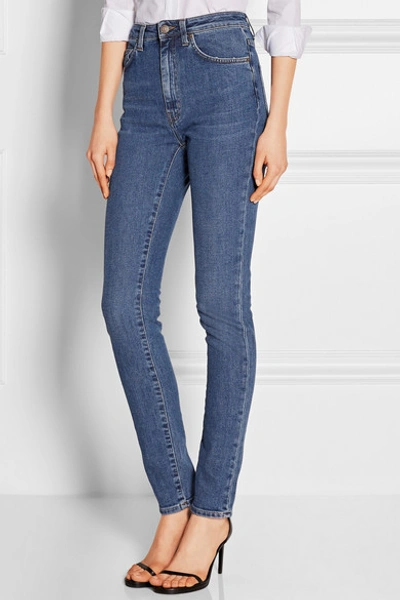 Shop Saint Laurent High-rise Skinny Jeans