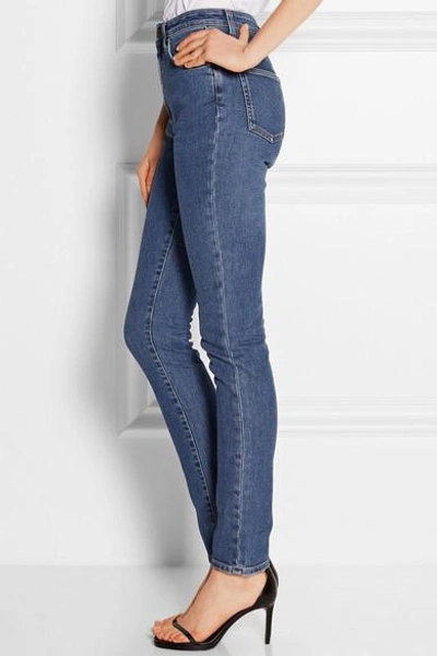 Shop Saint Laurent High-rise Skinny Jeans