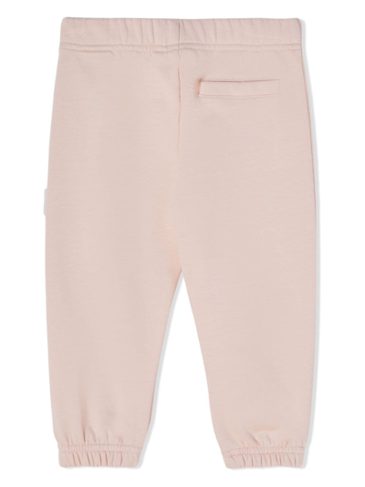 Palm Angels Smiley Face-print Track Pants In Pink