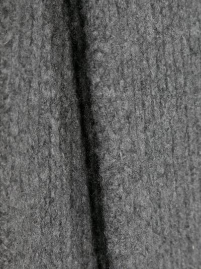 Shop Alanui Finest Cashmere-silk Scarf In Grey
