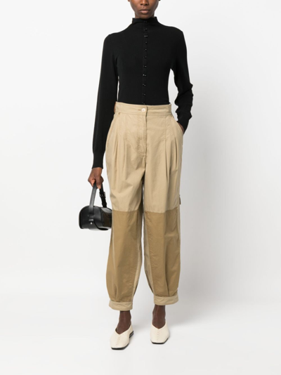 Lemaire Fitted Seamless Wool Cardigan In Black