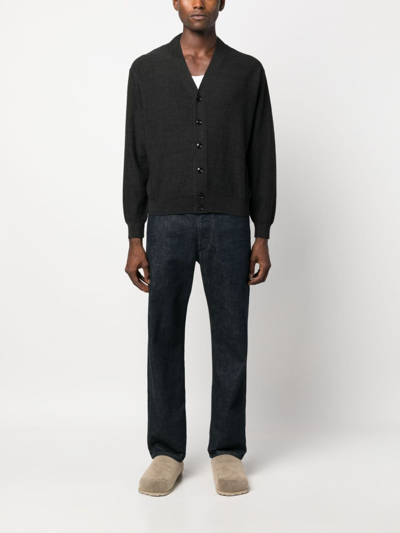 Lemaire Convertible Wool Cardigan For All In Grey