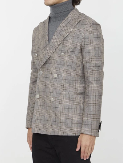 Tonello Beige Wool Jacket In Beige